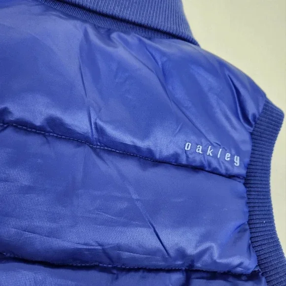 Oakley Collard Blue Puffer Vest - Picture 6 of 7
